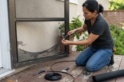 Repair Metal Screen Door